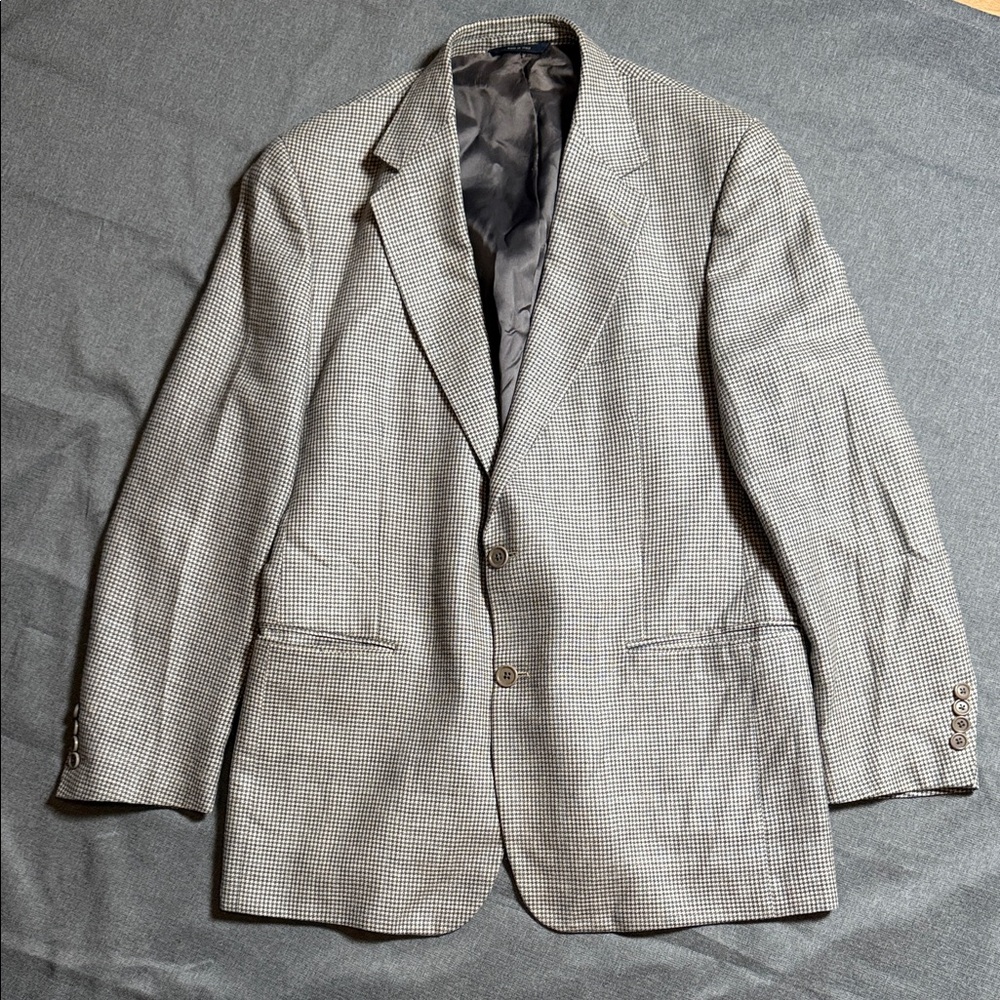 Brooks Brothers Blazer Men’s‎ Wool Houndstooth Patern